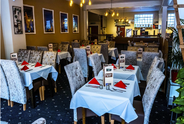 Dining Room at Dutchman Hotel Central Promenade Blackpool