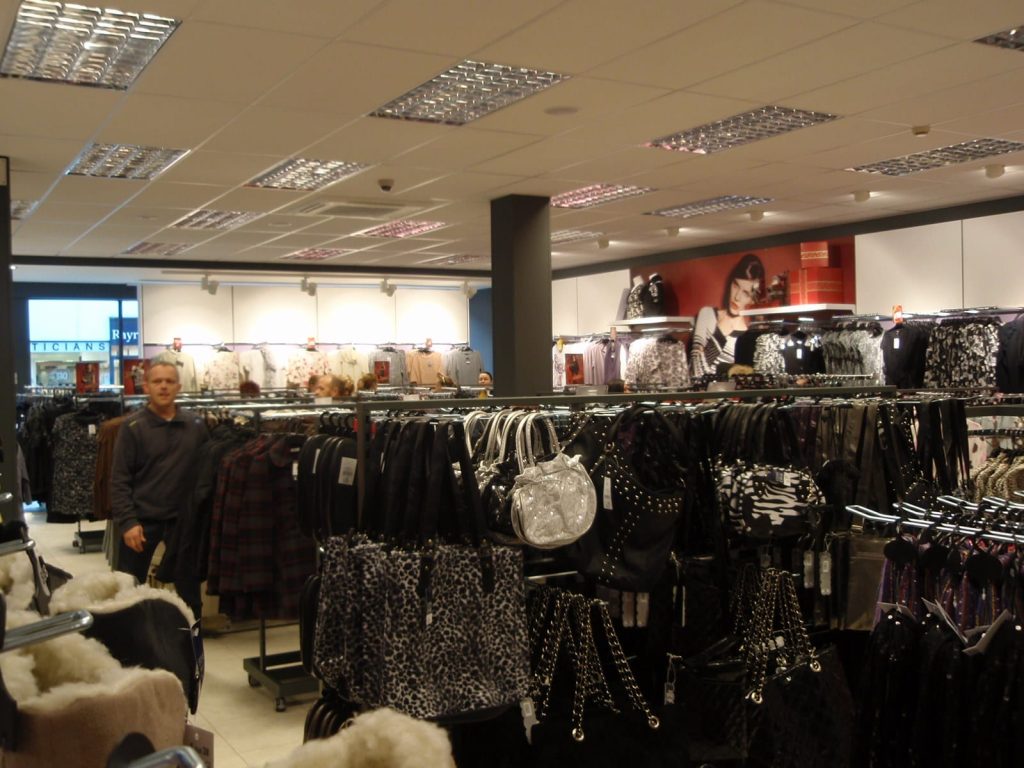 Inside Store Twenty One when it opened in November 2010