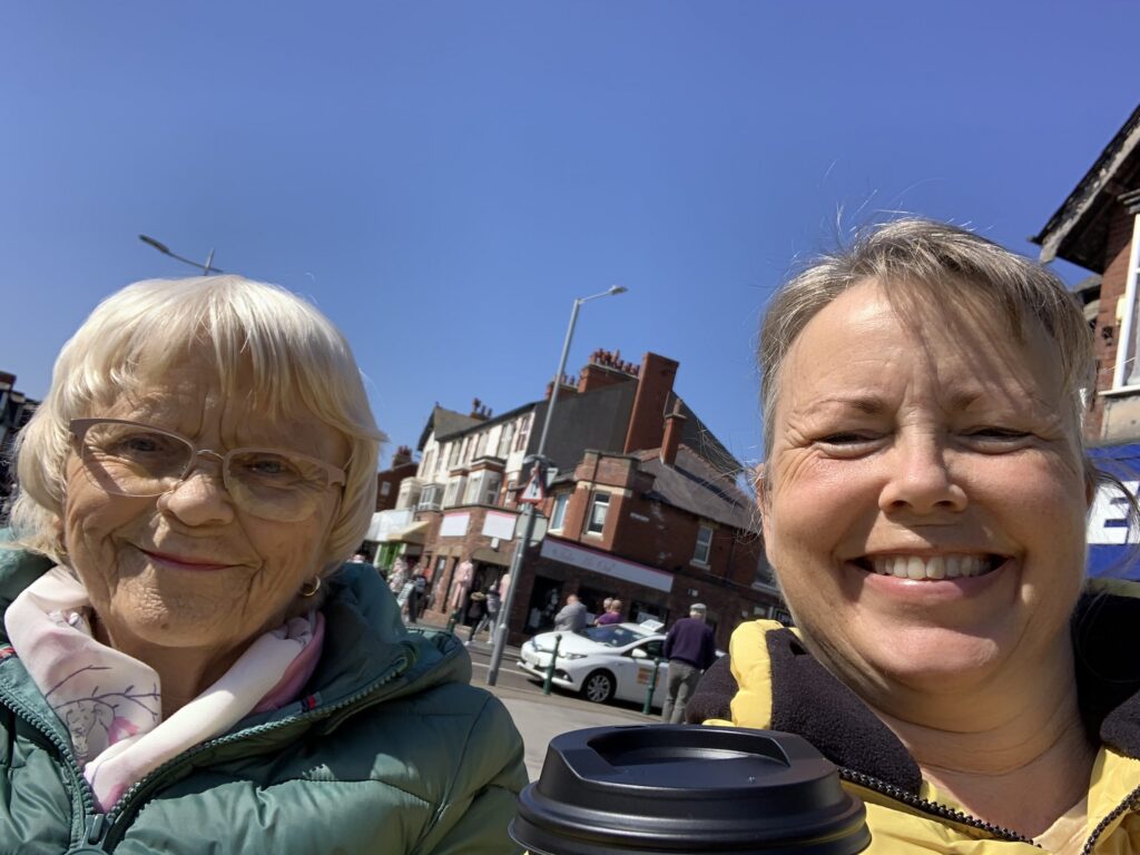 Our new cafe crawl begins