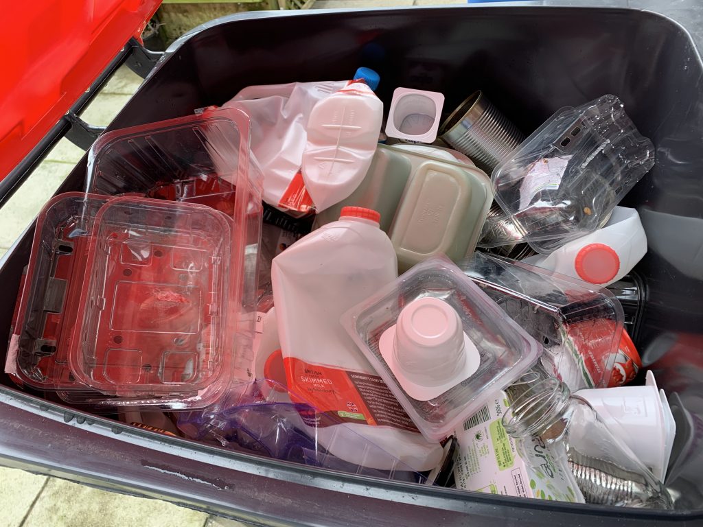 What a load of rubbish in our red recycling bin