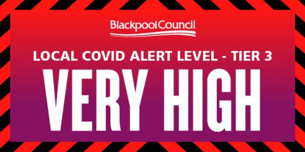 Very high level 3 for Lancashire, Blackpool and the Fylde Coast