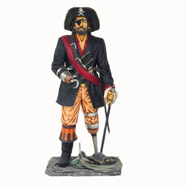 Pirate with wooden leg