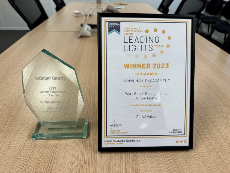 2023 Awards for the Wyre Beach Management Team