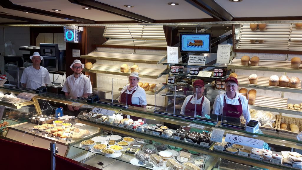 Our friends at the Family Bakery, keeping us fed
