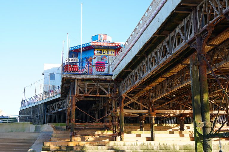 Underneath Blackpool Pier