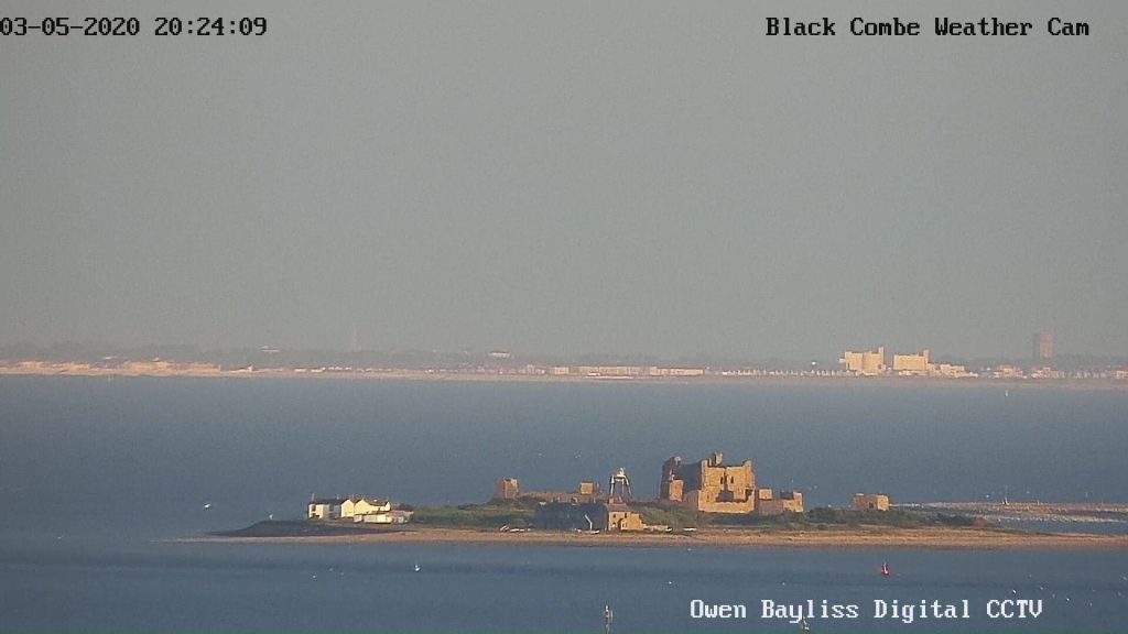View of Blackpool from Black Combe webcam