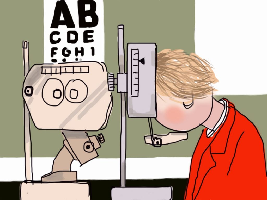 Eye tests on Thursday the 13th