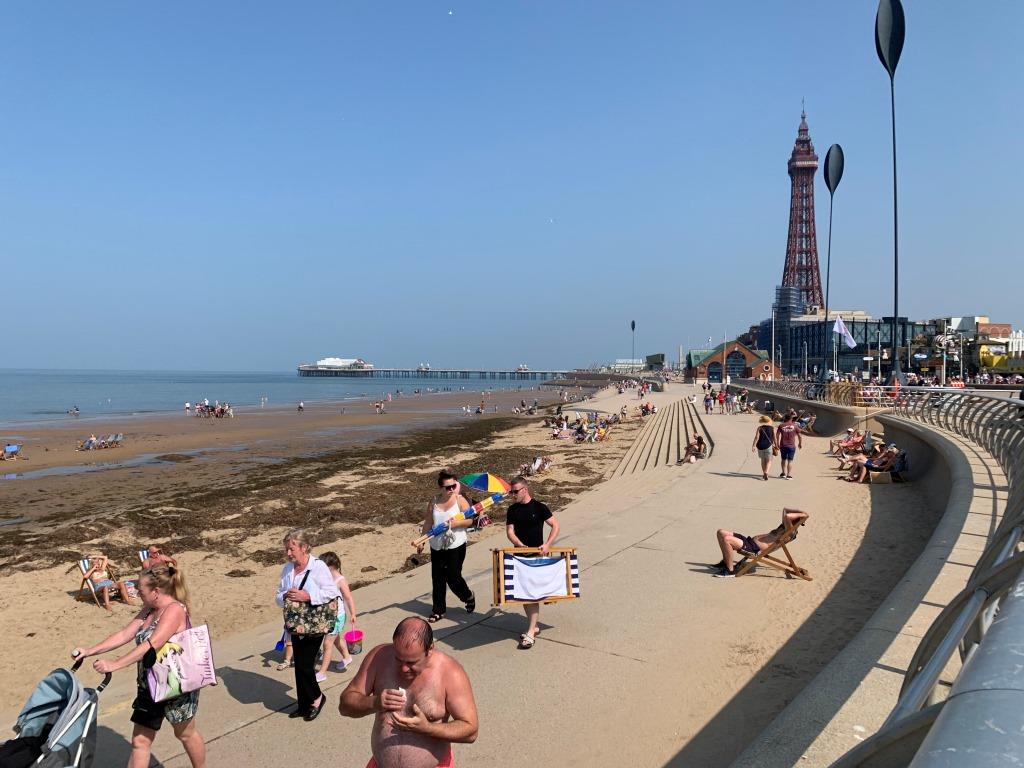 Heatwave hits the Blackpool area