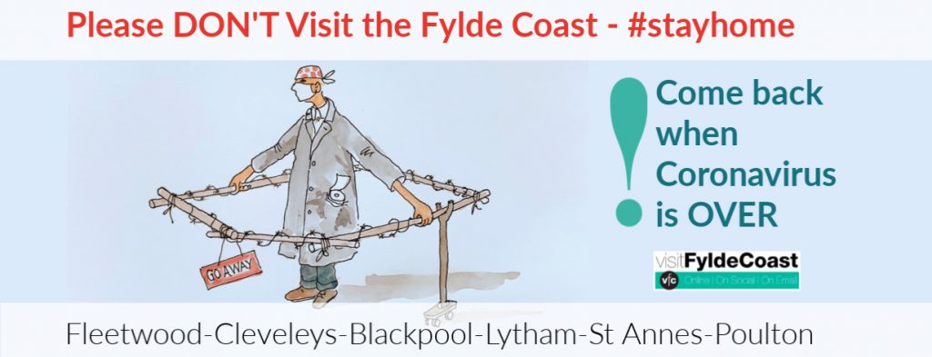 Please don't visit the Fylde Coast during the coronavirus pandemic