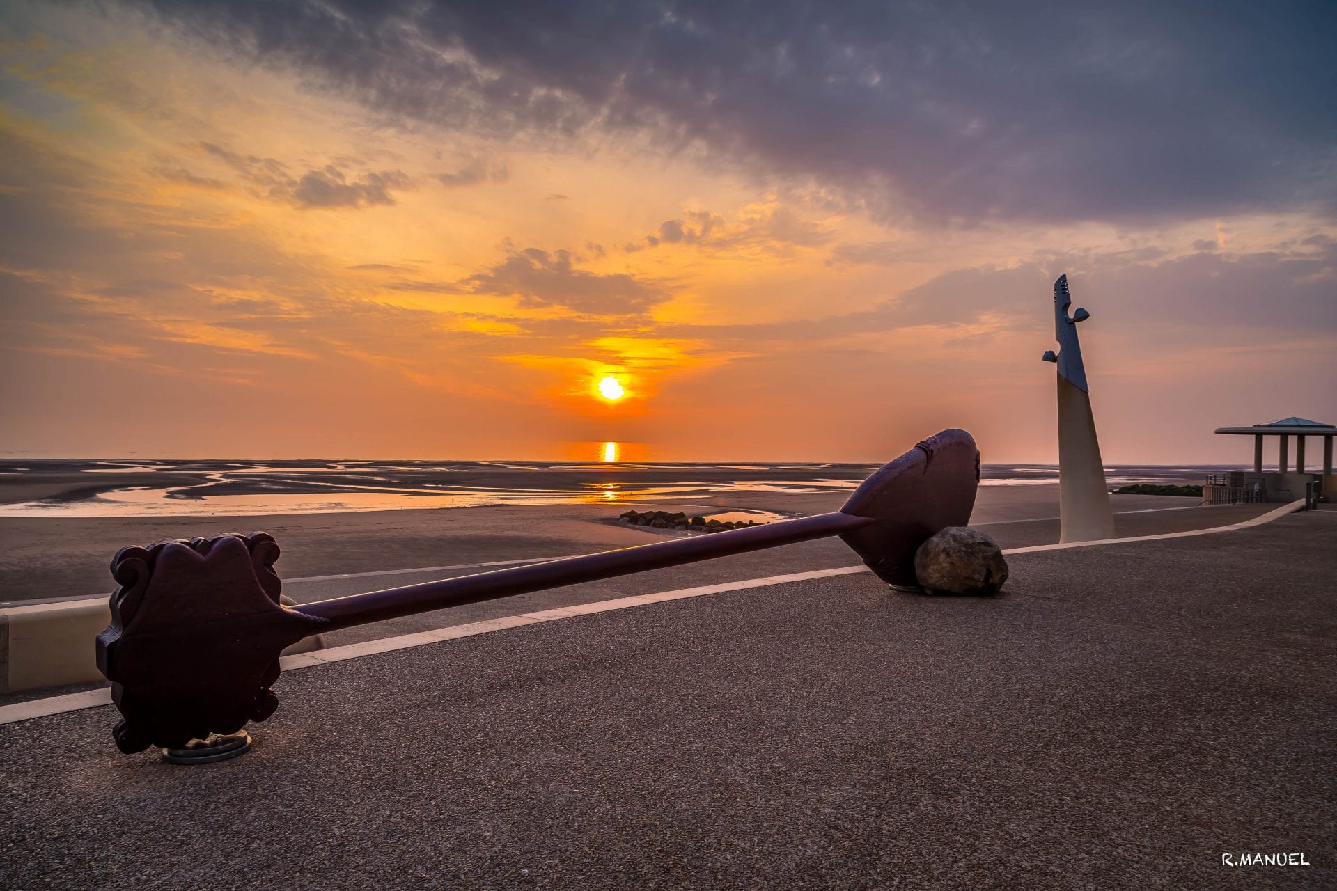 Sunsets over the sea