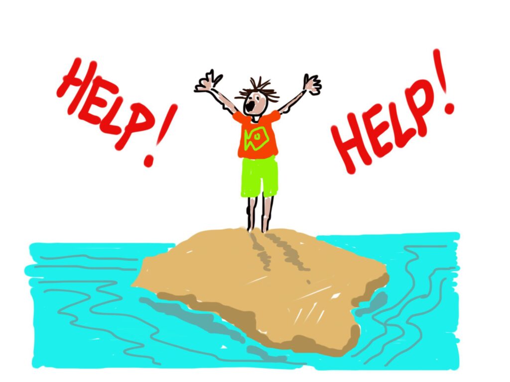 Drowned on the beach