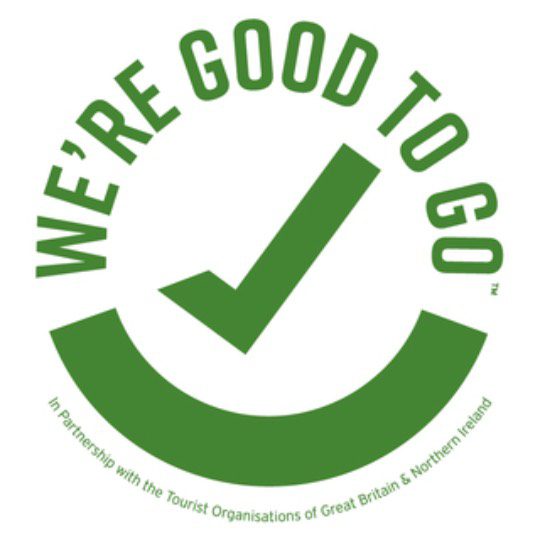 We're Good to Go logo - showing that Blackpool is good to go!