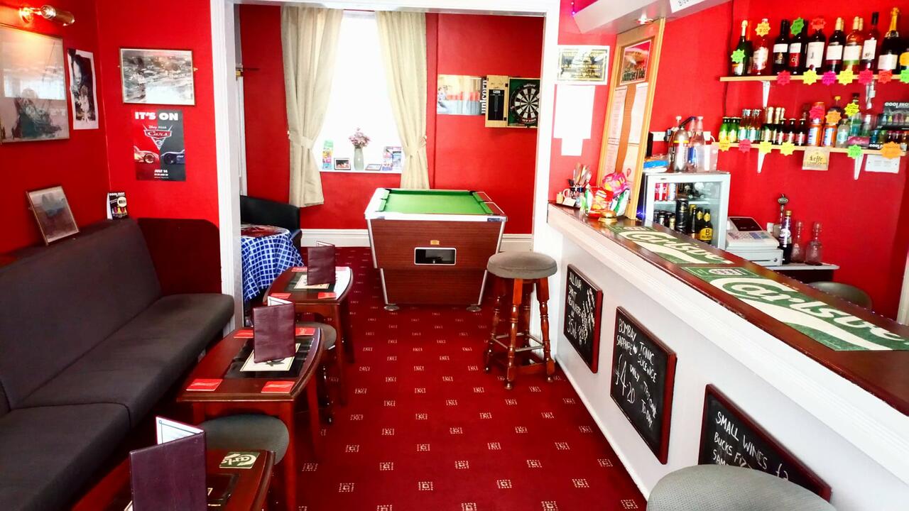 Games area and bar at Wilton International, Dickson Road Blackpool