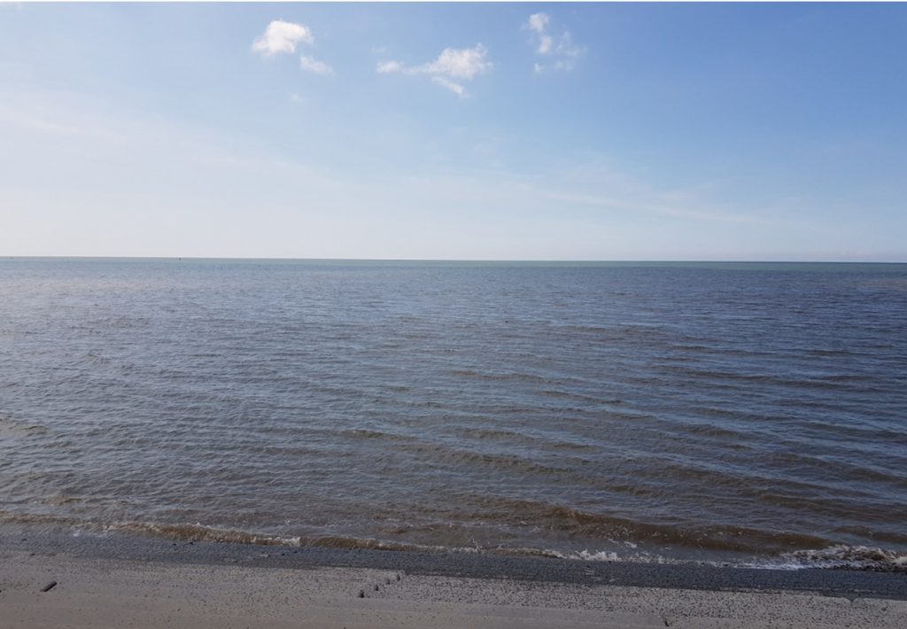 Calm sea at Cleveleys. How the Weather Affects Beach Changes