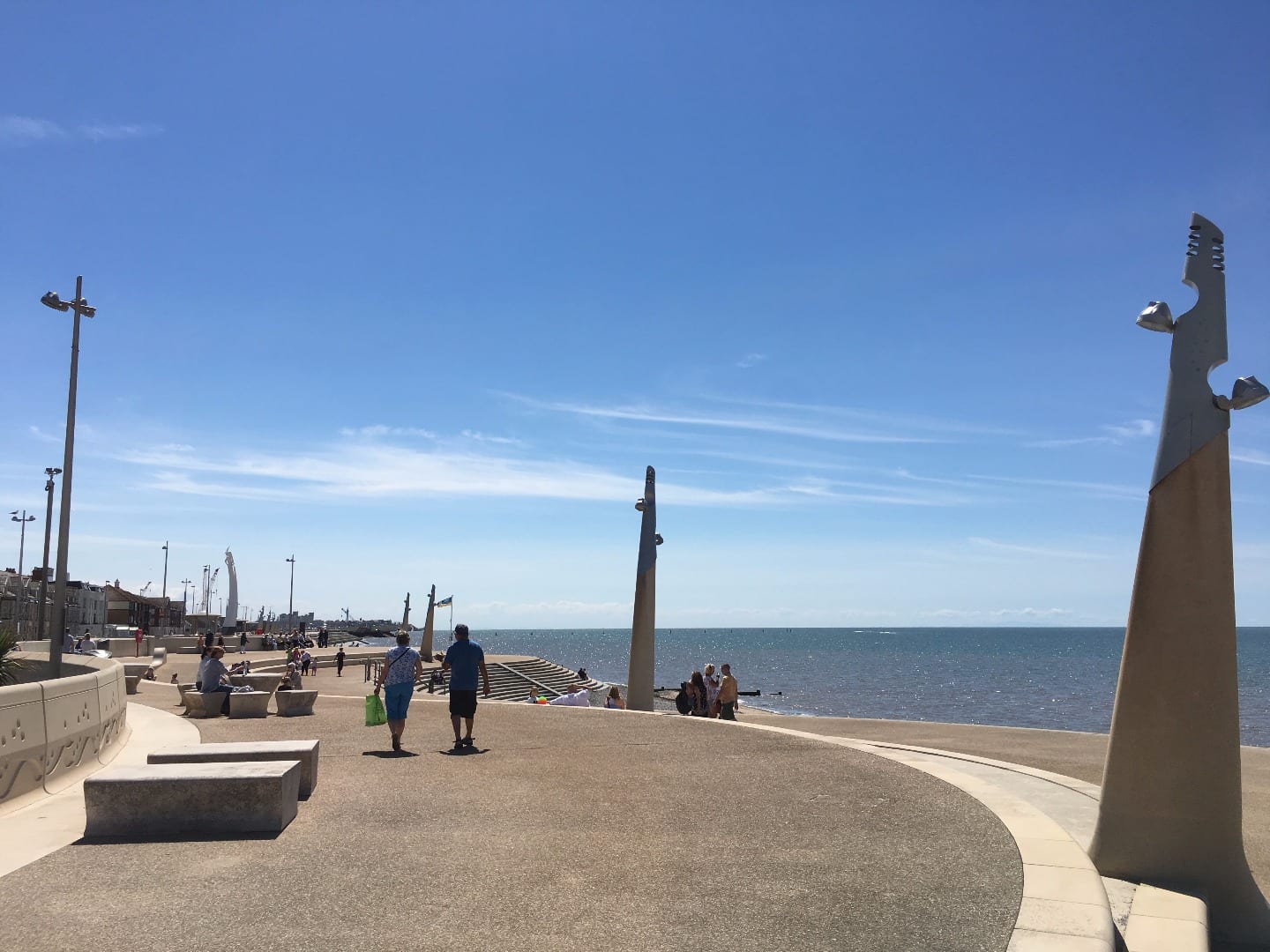 Cleveleys promenade - home of the public art trail
