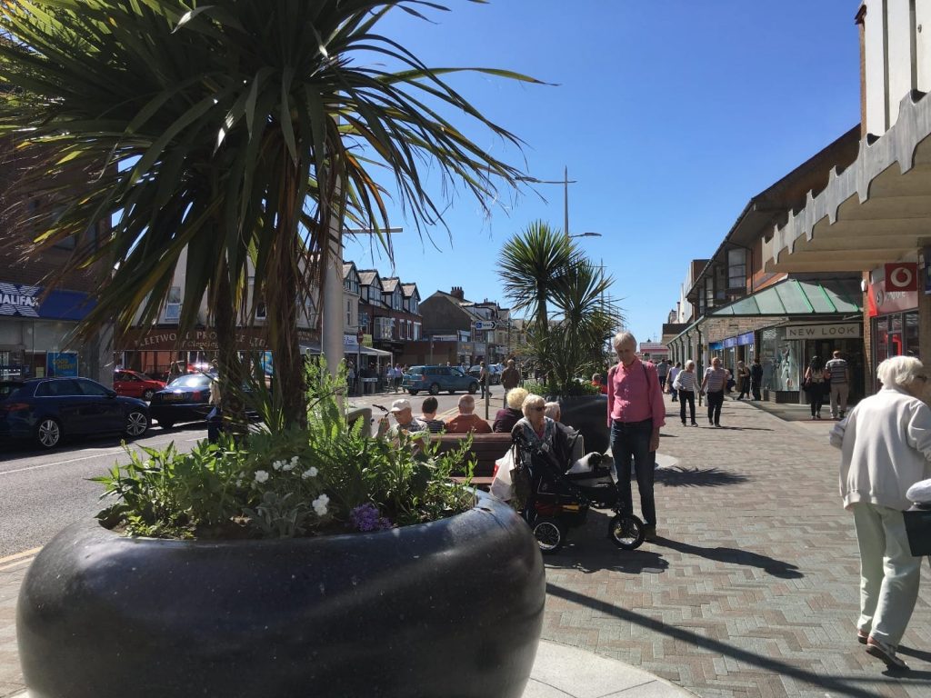 Shopping in Cleveleys town centre