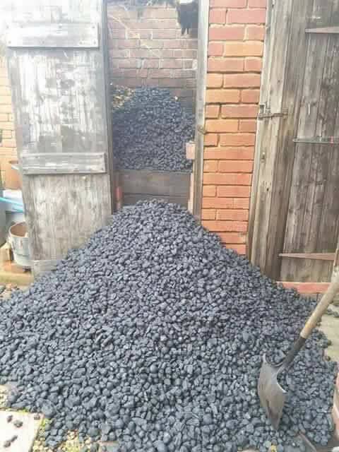 How you had your fuel delivered in the Good Old Days with a Coal Fire