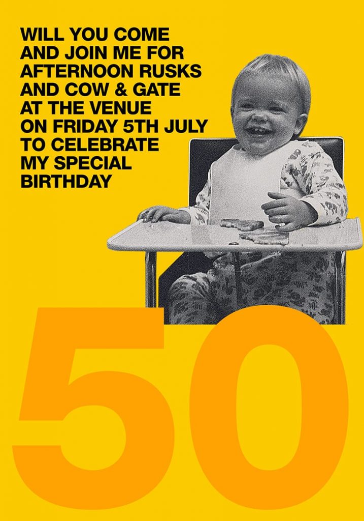 Invite to the Big Five O