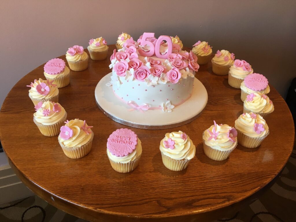 The cake for the Big five O