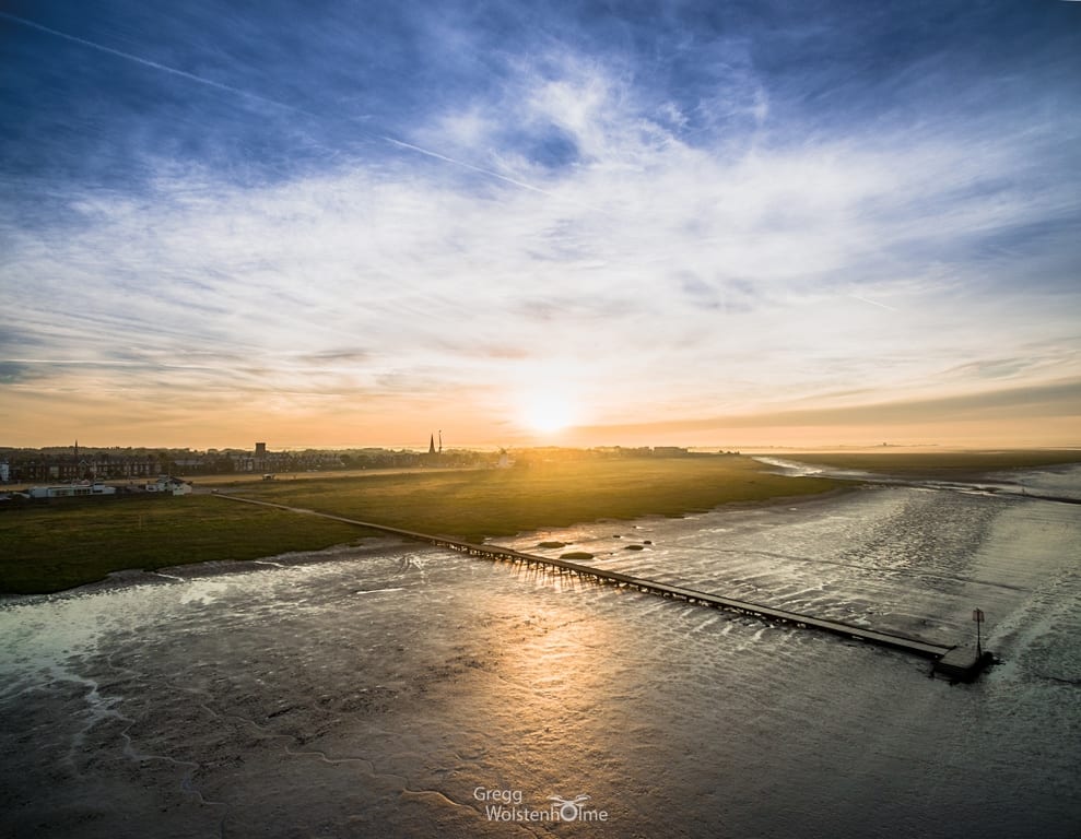 Fylde Coast by drone