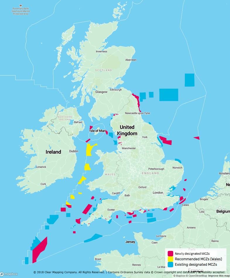 Marine Conservation Zones in UK Waters