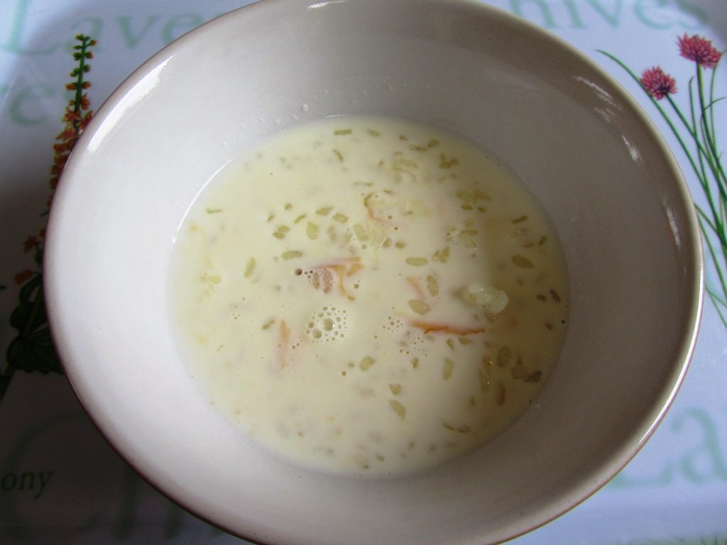 Rice pudding-gate number three - all milk and no rice!