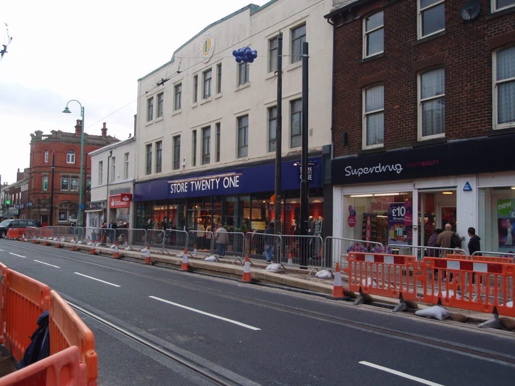 Store Twenty One when it opened in November 2010