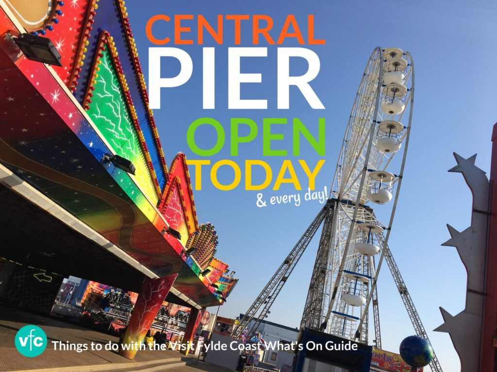 It's packed full of fun and entertainment for all the family - Central Pier is Open Today!