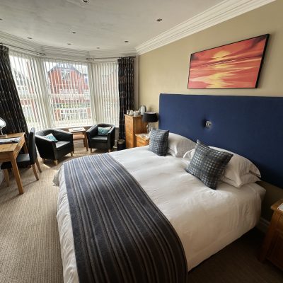 Double bedroom at Langtrys, King Edward Avenue Blackpool