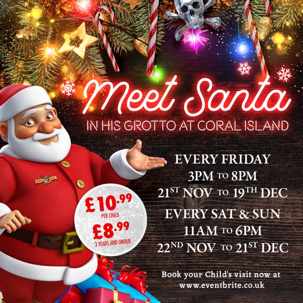 Meet Santa at Coral Island