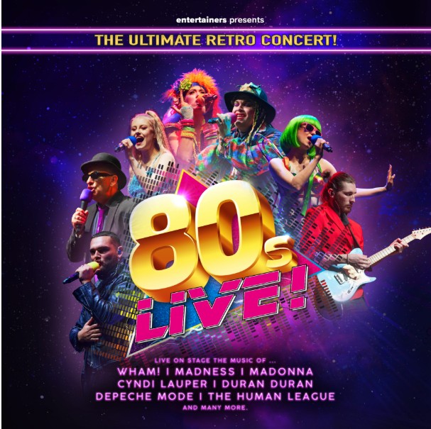 Direct from The Adelphi Theatre in London’s West End – the biggest 80s party show to tour the UK. 80s Live at Blackpool Grand Theatre!
