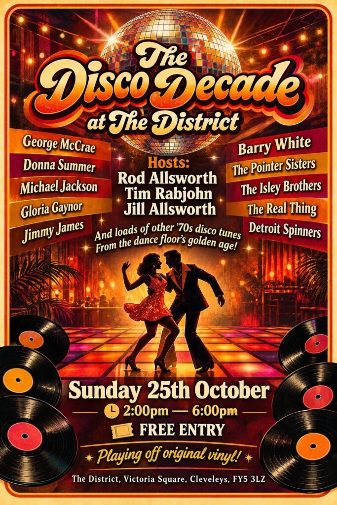 The Disco Decade at The District Cleveleys