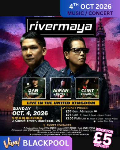 Rivermaya Live in the UK - at Viva Blackpool