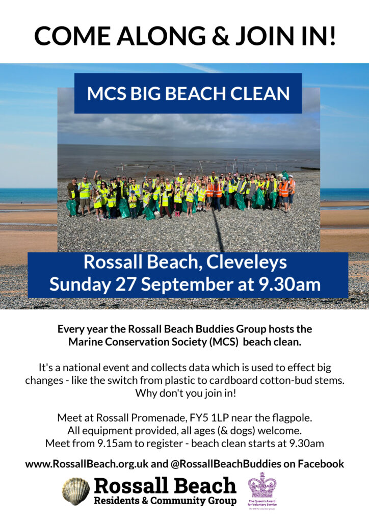 Rossall Beach Buddies MCS Beach Clean - Cleveleys