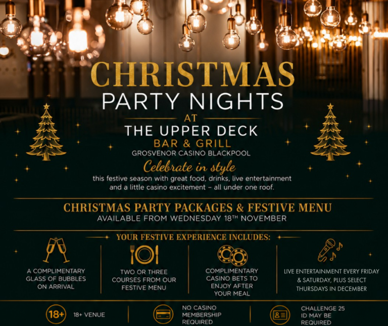 Christmas Party Nights at Grosvenor Casino