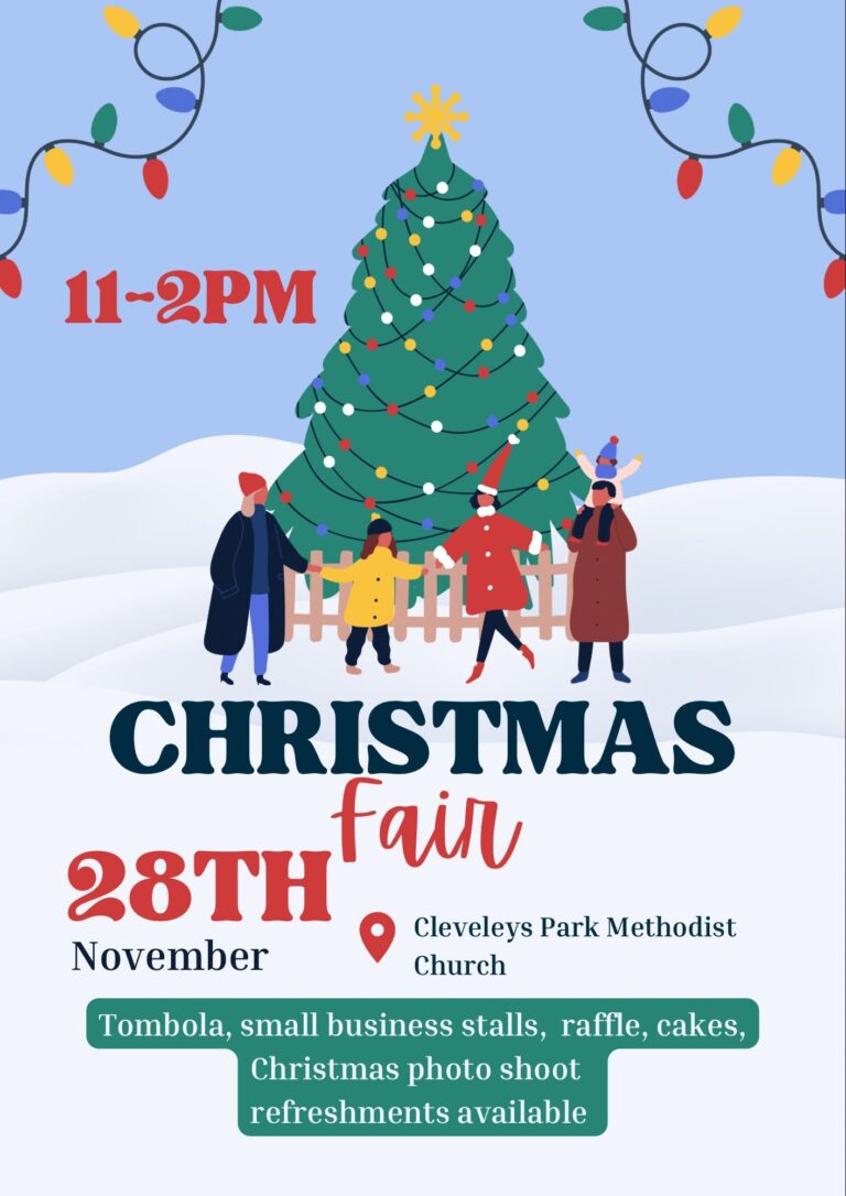 Christmas Fair at Cleveleys Park Methodist Church