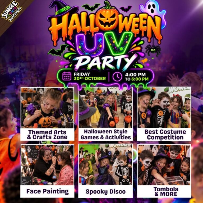 Halloween UV Party at Jungle World Blackpool!