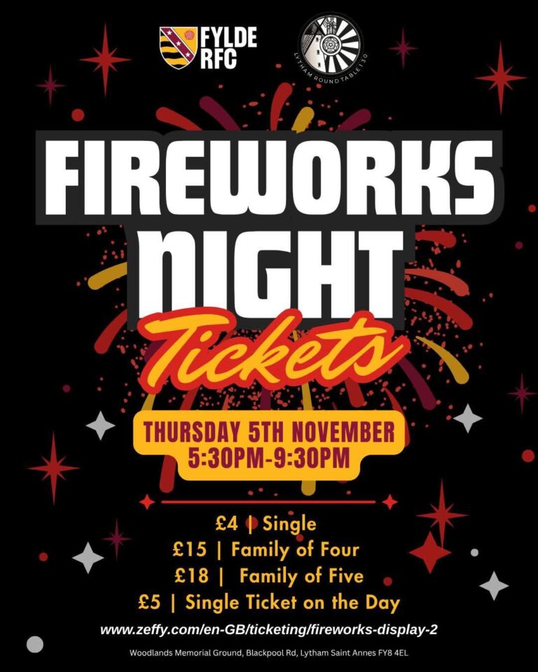 Lytham Round Table Charity Fireworks Spectacular